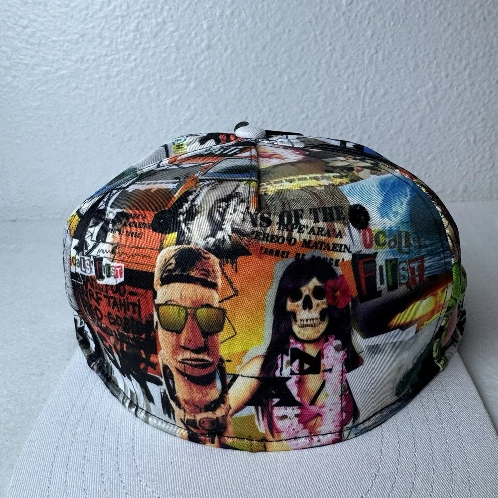 New Teahupoo Tahiti Hat AOP Firing Full Color SnapBack Cap Adjustable Surf Beach